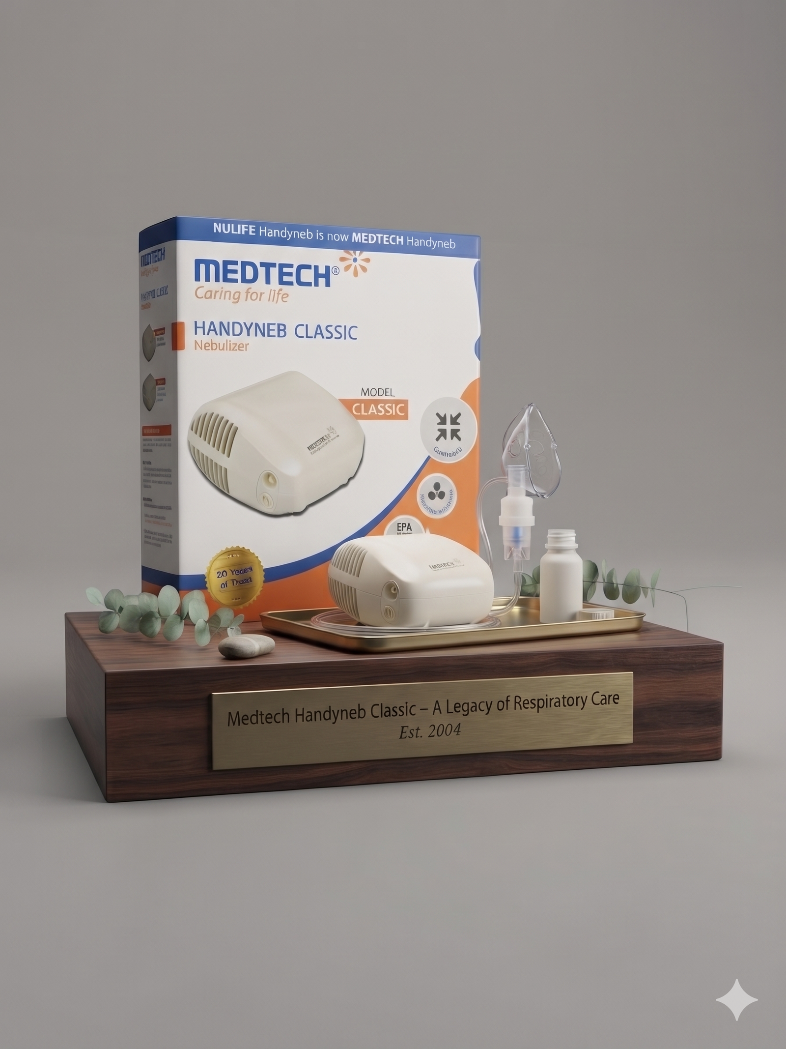 Medtech Classic Nebulizer Compressor Machine for Adults & Kids
